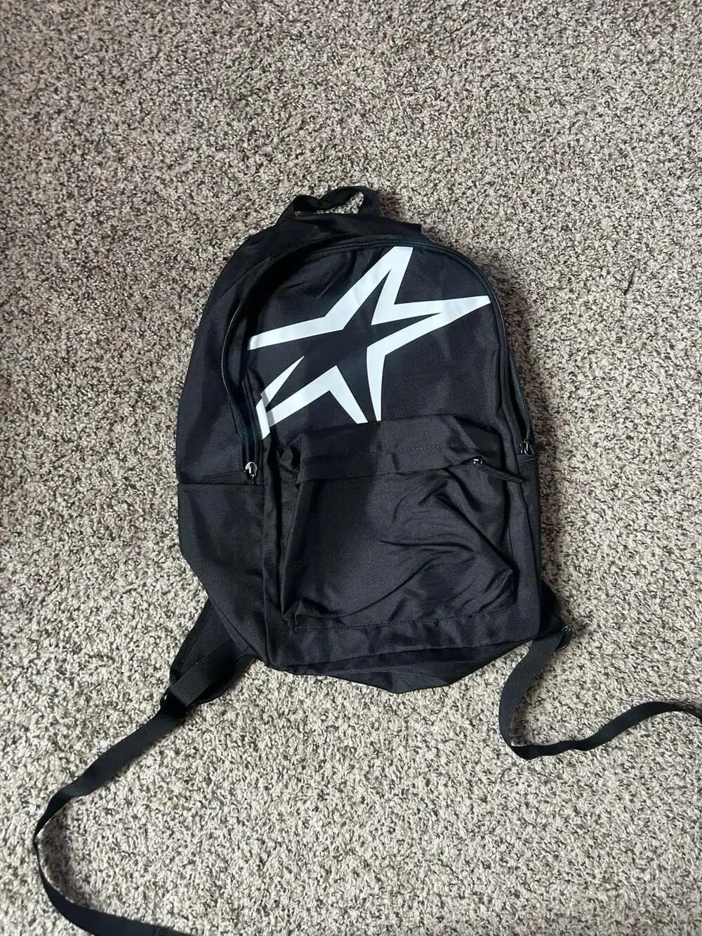 Upward Sports Black Backpack with White Star Logo